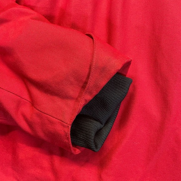 adidas Remix US 971 Jacket Men's Medium Red 1/2 Zip Lined Hooded Water Resistant - Picture 6 of 16